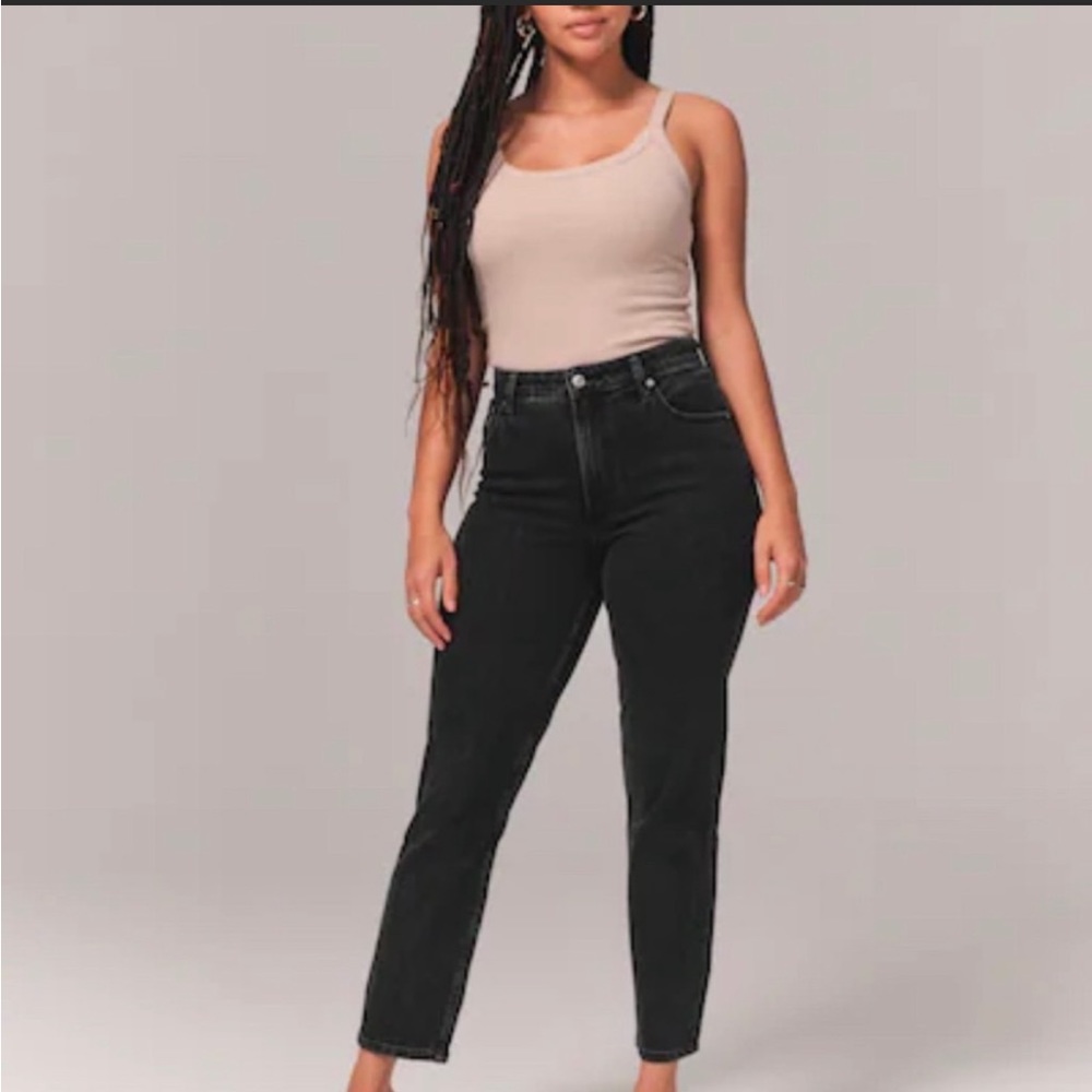 Abercrombie High Rise Mom Jean